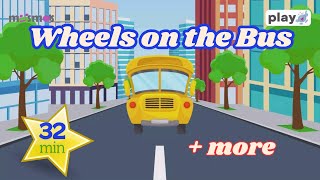 Wheels on the Bus  More  Song Compilation  Songs amp Rhymes for Kids  Musmos [upl. by Eeliak]