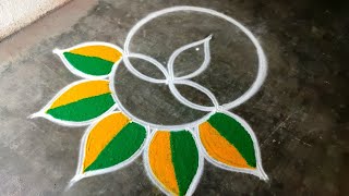 Diwali rangoli designs 2024diwali beautiful rangoli deepawali deepam mugguluSuper Amazingrangoli [upl. by Zeuqcaj677]