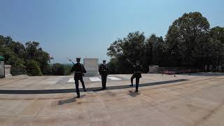 Changing of the Guard at the Tomb of the Unknown Solider in Arlington National Cemetery [upl. by Ennazus450]