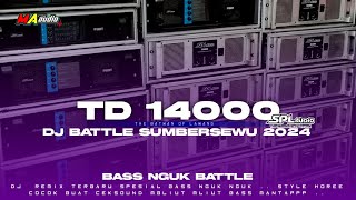 DJ BATTLE SUMBERSEWU JINGLE MA AUDIO  versi TD 14000 SPL •DJ BASS NGUK MA• maaudiolawang [upl. by Chesnut582]