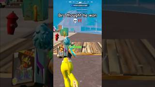 Bro did the shield Keg method😂 fortnite fortniteshorts funny [upl. by Edas]