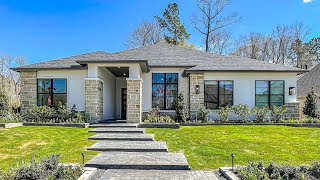 CUSTOM MODERN ONE STORY MODEL HOME TOUR NEAR HOUSTON TEXAS  4 BED  4 BATH  3016 SqFt [upl. by Anniken635]