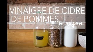 DIY VINAIGRE DE CIDRE DE RETAILLES DE POMMES  SIMPLICITÉI  ZÉRO DÉCHET [upl. by Atnad3]