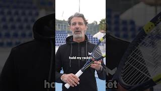 Grip position and arm angle for the perfect forehand 📐 tennis tennistips coachmouratoglou [upl. by Attelliw]