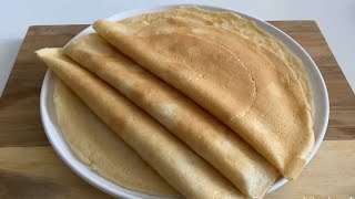 Krepa të buta në pak min Soft Crêpes in few min Pllaqinka [upl. by Tama732]