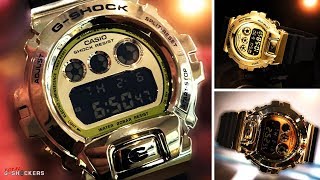 Casio GShock Classic Style Gold Stainless Style Model  GM6900G9 [upl. by Gnat2]