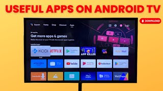 New Useful Android TV Apps You Must Try [upl. by Charteris]