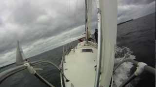 Sailng Race Week in Newfoundland  Viking 33 Yacht  Go Pro  RNYC [upl. by Ailem551]