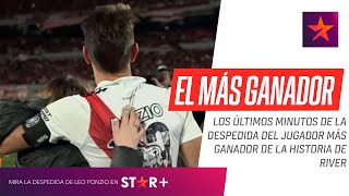 quotMÁS QUE SOÑADO GRACIASquot se despidió PONZIO el más ganador de la historia de RIVER [upl. by Maddox]