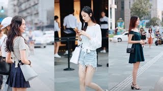 Street Style Fashion in China 2018  Part 2 [upl. by Neeoma391]