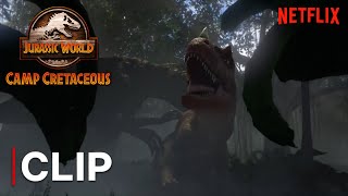 E750 Kills The Ceratosaurus  JURASSIC WORLD CAMP CRETACEOUS  NETFLIX [upl. by Zolly]