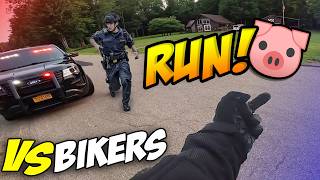 COPS VS BIKERS  MOTORCYCLE POLICE CHASE  Best Compilation 2024 [upl. by Ninnette]