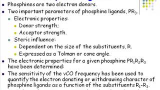 The ligands of organometallic chemistry [upl. by Smitt]