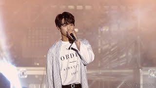 4K 180825 샤이니 SHINee 민호MINHO 방백 Aside 직캠 by 도라삐  레저 춘천 메가 콘서트 송암스포츠타운 [upl. by Anrol]