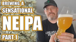 NEIPA  Grain to Glass  Part 1  Robobrew Brewzilla Grainfather [upl. by Solegna]