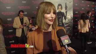 Sienna Guillory Interview at quotResident Evil Retributionquot Los Angeles Premiere [upl. by Samtsirhc]