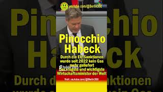 Pinocchio politik wirtschaft ampel Wirtschaftsminister Demenz scholz Habeck Inkompetenz [upl. by Collyer519]