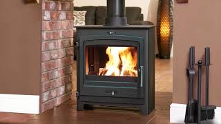 P2 Double Sided Log Burner  Portway Stoves [upl. by Ettedanreb]