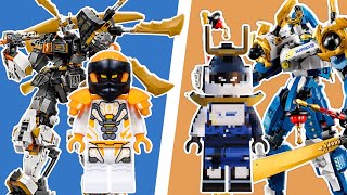 WE CREATED NINJAGO MECH SUITS [upl. by Romona870]