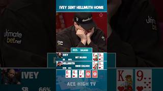 Phil Hellmuth Blows Up against Phil Ivey 😂 poker highstakespoker [upl. by Aramenta234]