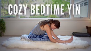 Cozy Bedtime Yin 30 Min  Devi Daly Yoga [upl. by Linneman]