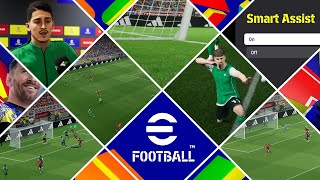 eFootball 400  FIRST LOOK  Smart Assist Improved Graphics Enhanced AI Finesse Dribbling 60FPS [upl. by Amliv]