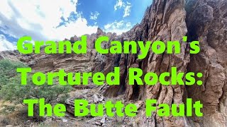 Fantastically Folded Rocks and the Beautiful Butte Fault A Major Structure in the Grand Canyon [upl. by Aseneg]