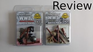 BrickArms WW1 Central Powers amp Allies Battle Pack Unboxing amp Review German with English subtitles [upl. by Melac114]