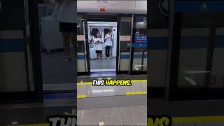 Glitch in The Matrix On Subway Train ayblue shorts [upl. by Jerrome228]