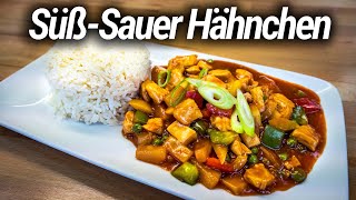 Rezept Hähnchen Süß Sauer mit Reis  Asiatisches Rezept  by Bernd Zehner [upl. by Tiga]