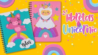 DIY Libretas de CERDICORNIO Y LLAMACORNIO  REGRESO A CLASES [upl. by Enar]