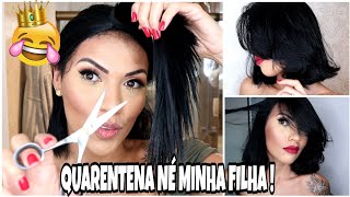 COMO CORTAR O CABELO EM CAMADAS SOZINHA  CABELO CURTO♡ [upl. by Ativahs511]