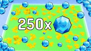 I used 250 GLITTERING CHARMS THE BEST GEM farm in PET SIMULATOR 99  FULL TEAM GLITTERING [upl. by Handy]