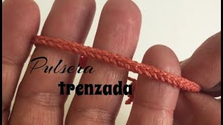 PULSERA TRENZADA con SIETE CABOS [upl. by Rhiamon]