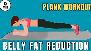 Plank Workout Challenge To Lose Belly Fat In 10 Day [upl. by Enia]