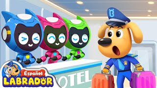 🔍Sheriff Labrador  Hotel Robot 🏨  Videos para Niños  BabyBus en Español [upl. by Hotchkiss]