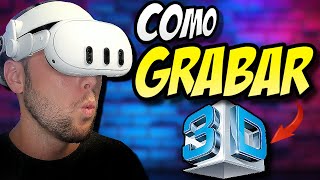 🛑Cómo Grabar Videos 3D en Meta Quest 3 ¡Guía Completa y Trucos Avanzados MetaQuest3 vr [upl. by Grey]