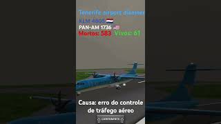 Tenerife airport disaster KLM panam tenerife shortvideo planecrashtfs JoãoGuilhermeu9d3i [upl. by Oaoj]