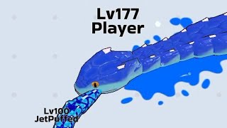 snake clashio max level 🐍 snake clashio gameplay 1 [upl. by Eelsnia]