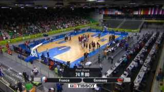 Highlights FranceGermany EuroBasket 2013 [upl. by Nnylcaj]