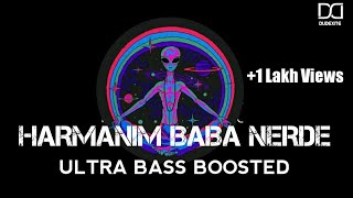 Harmanim Baba Nerde  Bass Boosted  Harmanem song  Alien Meme Song  Malayalam [upl. by Revell]