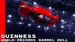 2018 Jaguar E PACE Guinness World Records Barrel Roll [upl. by Eissim]