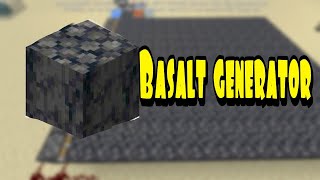 How to make a basalt generator for bedrock edition [upl. by Curcio]