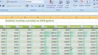 MS Excel 2007  Novi izgled programa MS Excel 2007 Smart School wwwsmartrswmv [upl. by Hasile]