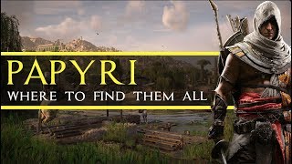 Assassins Creed Origins  Papyri locations and loot locations AND YEEZYS WINNER [upl. by Phi338]