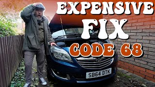 Expensive Fix Code 68 Vauxhall Meriva B Power Steering issue Diagnosis Hydro electric Pump [upl. by Aerdnaxela]