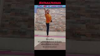 Natarajasana 🌸 yoga natarajasana [upl. by Retsel]