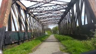 Liverpool Loop Line cycled from Walton HAll Avenue to HaleWood Park 10 miles [upl. by Ahsan]