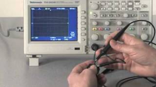 Tektronix Oscilloscope Used for Voltage Measurement  by Dave P [upl. by Tsiuqram]