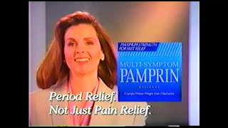 1992 MultiSymptom Pamprin commercial [upl. by Ima]